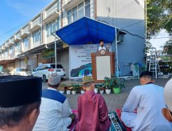 Lebaran 2022, Ratusan Warga Paccerakkang Salat Idul Fitri di Pelataran Masjid Syarni Adiba