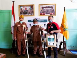 Peringati Hari Korps Cacat Veteran Indonesia, Beri Bantuan Bagi Para Veteran di Makassar