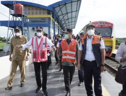 PT Bumi Karsa Terima Kunjungan Menteri Perhubungan Pada Jalur KA Segmen Garongkong di Barru
