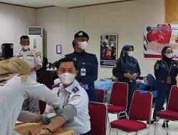 Kesyahbandaran Makassar Gelar Aksi Donor Darah, 42 Pegawai Ikut Berpartisipasi