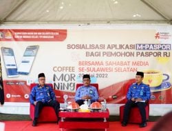 Sosialisasi M- Paspor, Liberti Sitinjak Ajak Kanim Makassar Bersinergi dengan Media