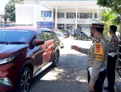 Satlantas Polres Parepare Pantau Arus Mudik Lebaran