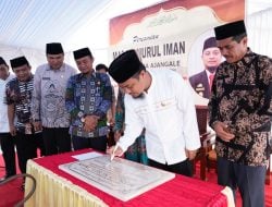 Dapat Kucuran Hibah Rp 400 juta, Masjid Nurul Iman di Bone Diresmikan Gubernur Sulsel