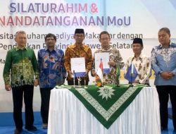 107 Kepala SMA Jadi Saksi Penandatanganan MoU Unismuh Makassar dan Dinas Pendidikan Sulsel