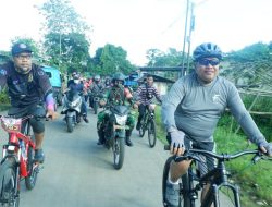 Firdaus daeng Manye Gowes Bareng Pangdam di Takalar