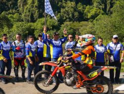 Ratusan Pecinta Motor Trail Ramaikan Forkopimda Trail