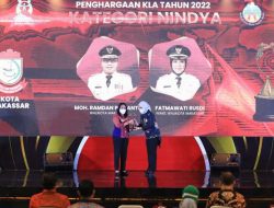 Kementrian PPPA Anugerahi Makassar Kota Layak Anak Kategori Nindya