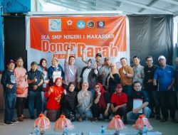 Dipimpin Dr Fitri IKA Spensa Makassar Sukses Gelar Donor Darah