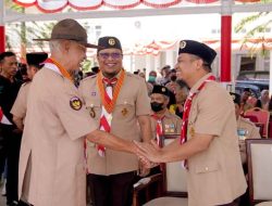 Gubernur Andi Sudirman Lepas 450 Kontingen Daerah Gerakan Pramuka Sulsel untuk Jambore Nasional