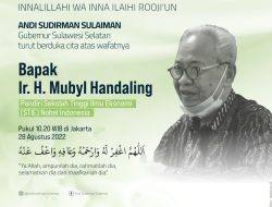 Tokoh Pendidikan Mubyl Handaling Berpulang, Gubernur Sulsel Sampaikan Duka Cita