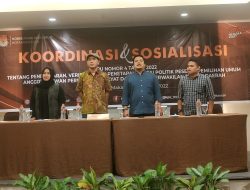 KPU Makassar Gelar Koordinasi dan Sosialisasi Pendaftaran Parpol Peserta Pemilu