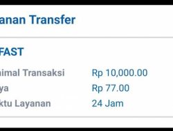 Promo Transfer dengan BI-FAST Cuma Rp77, Berlaku 2 Hari