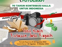 Sambut HUT ke-70, KALLA Gelar Lomba Penulisan dan Fotografi Nasional