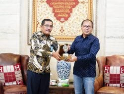 Bahas Terkait Kekayaan Intelektual, Kakanwil Kemenkumham Sulsel Sambangi Walikota Makassar