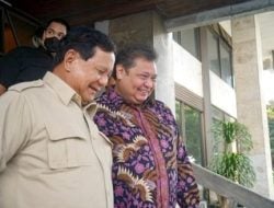 Airlangga Menerima Kunjungan Prabowo, Ini yang Dibahas