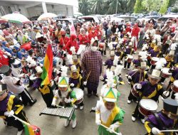 Indira Jusuf Lepas Peserta Pawai dan Drum Band TK Se-Makassar, Disdik Bakal Buat Kalender Pendidikan Khusus Event