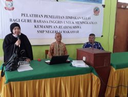 PNUP Lakukan Pendampingan Guru Bahasa Inggris SMPN 14 Makassar