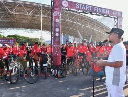 Bersepeda Sambil Berdonasi, Gubernur Sulsel Lepas Peserta Indonesia Heart Bike