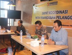 Menuju Pemilu Raya 2024, Bawaslu Makassar Gelar Rapat Koordinasi Mitra Penanganan Pelanggaran