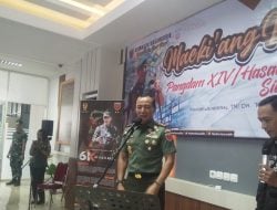 Nyanyikan Lagu Rumah Kita, Pangdam XIV Hasanuddin Tampak Nyaman di Makassar
