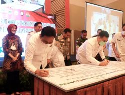 Bupati Barru Hadiri Penandatanganan Komitmen Bersama TPPO