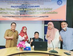 Buat Model Pembelajaran PONTA, Dosen FT UNM Ini Berhasil Raih Gelar Doktor