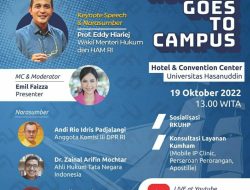 Agendakan Kumham Goes To Kampus, Wamen Kumham akan Hadir di Makassar