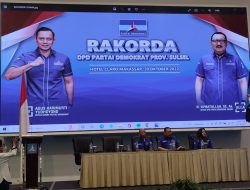 Teriakan ‘AHY Presiden’ Bergema di Rakorda, Ketua Demokrat Sulsel: Kita Ini Super Tim