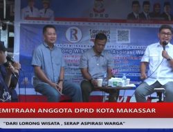 Sosialisasikan Aplikasi E-RO’TA, DPRD Makassar Jemput Aspirasi di Lorong Wisata Perak Somerset