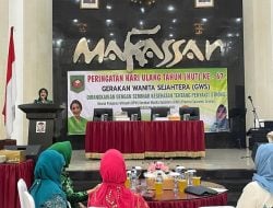 HUT Gerakan Wanita Sejahtera, St Haeriyah Bohari Ingatkan Stroke Penyebab Kematian Nomor 1 di Indonesia