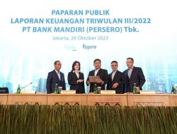 Gaspol ! Laba Bersih Kuartal III 2022 Bank Mandiri Tembus Rp30,7 triliun