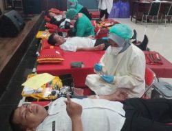 Donor Darah Rutin Bapenda Sulsel Sumbang 58 Kantong