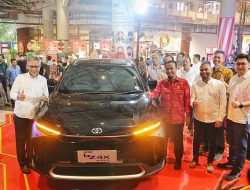 All New Toyota bZ4X, Mobil Listrik Berbasis Baterai Pertama Toyota Resmi Diperkenalkan di Makassar