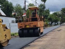 Pemkab Sidrap Realisasikan Pemeliharaan Infrastruktur Jalan Dalam Kota Pangkajene