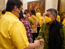 Airlangga Beri Pengarahan di Konsolidasi Golkar Sulsel, Taufan Pawe Hadirkan 311 Pimpinan Kecamatan