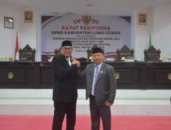 Haeruddin Yusuf Resmi Jabat Wakil Ketua DPRD Luwu Utara Gantikan Awaluddin