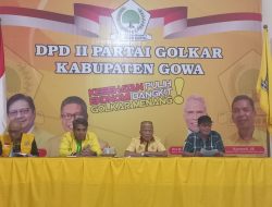 Golkar Gowa, Serahkan SK Pengesahan Komposisi dan Genjot Konsolidasi di Kecamatan