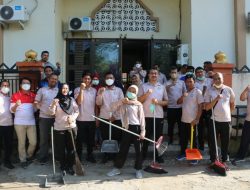 Imigrasi Polewali Mandar Gelar Bersih Rumah Ibadah Peringati HBI Ke-73