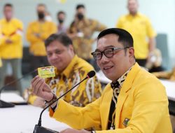 Ridwan Kamil Gabung Golkar, Jadi Amunisi Besar Hadapi Pemilu 2024