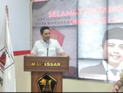 Andi Iwan Aras Bertandang ke Kantor DPC Gerindra Kota Makassar, Genting!