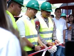 KALLA dan Kapolda Sulawesi Selatan Resmikan Program CSR Pengaspalan Mako Ditsamapta dan Mako Polda Sulsel