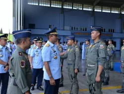 Tinjau Kesiapan Tugas, Panglima Komando Operasi Udara Nasional Kunjungi Lanud Sultan Hasanuddin