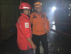 Kebakaran Terjadi di Pasar Terong, PMI Makassar Lakukan Asessemen
