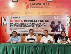 Tahapan Pengumuman Pendaftaran Seleksi Anggota Bawaslu Sulawesi Selatan Telah Dibuka, Ini Syaratnya