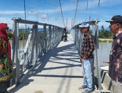 Berkat Aspirasi Muhammad Fauzi, 1.614 KK di Luwu Utara Bisa Nikmati Jembatan Penghubung