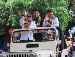 Taufan Pawe-Pangerang Kompak Arak Piala Adipura Keliling Kota Parepare