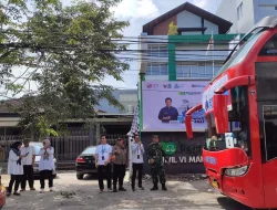 Pegadaian Kanwil Makassar Berangkatkan 215 Pemudik ke-5 Titik Mudik