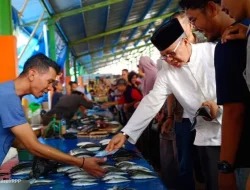 Taufan Pawe Sidak Harga Sembako di Pasar Sumpang Minangar