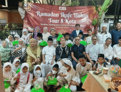 Buka Puasa 8 Kota, Ikafe Gembirakan 100 Anak Yatim di Tangerang dan Palu