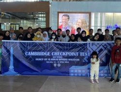 Ikut Cambridge Check Point Test di Malang, Kontingen SIT Al Biruni Mandiri Makassar Optimis Raih Predikat Gold